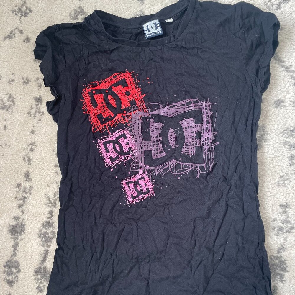 DC Shoes Vintage Y2K T-Shirt, L Fitted Junior